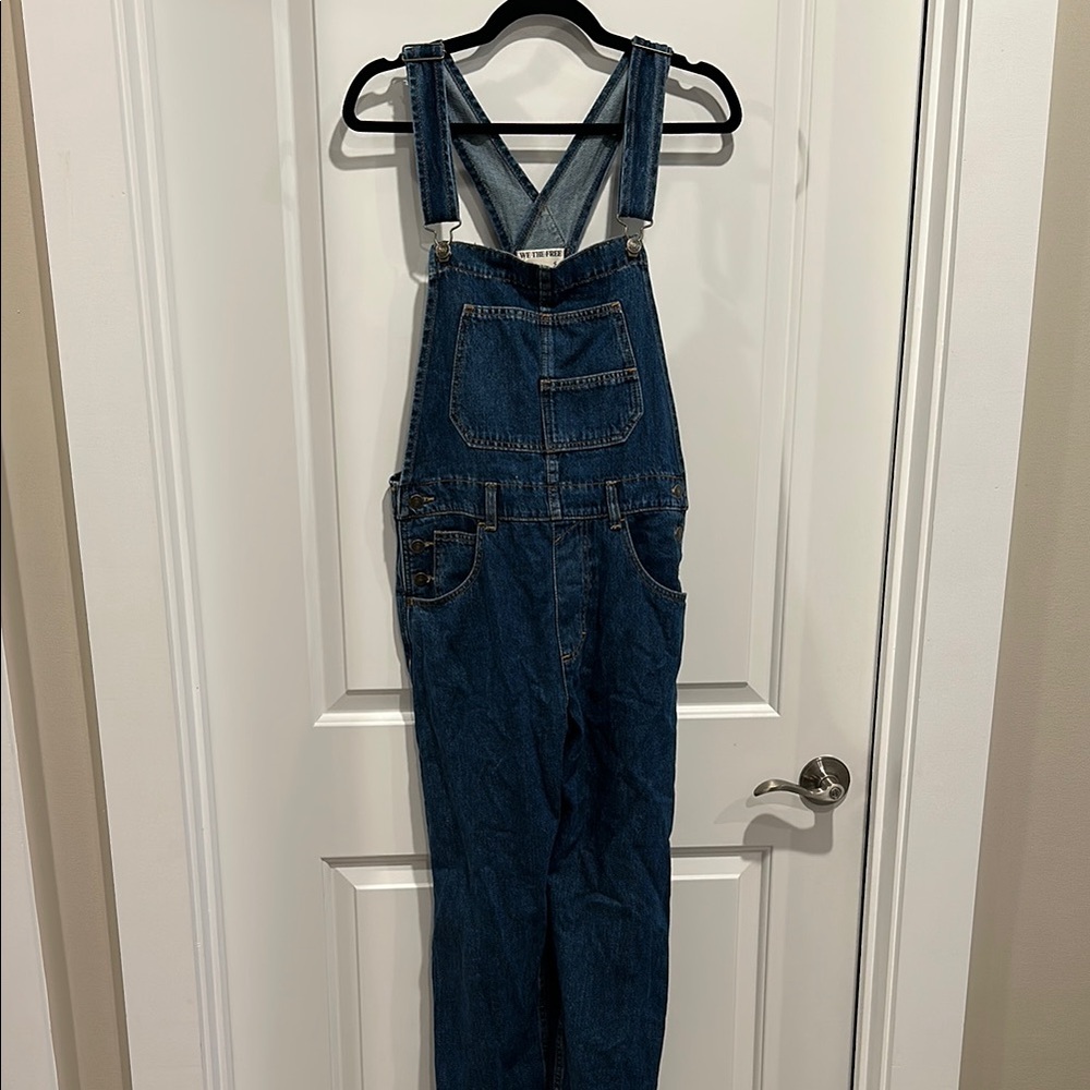 Free People New Small Jean Overalls
